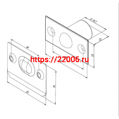 Шариковый Punto (Пунто) фиксатор METLB-15 ABG бронза фото 3
