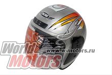 Шлем CONCORD XZH03 серебристый "S,M,L,XL" (открытый)