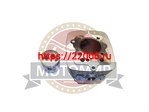 Цилиндр в сборе с поршнем CG150 см3 62,00мм 162FMJ (H98мм, h69мм, палец 15мм)