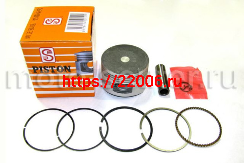 Поршень в сборе SEE 139FMB 70сс std. 47мм стандартный Поршень в сборе SEE 139FMB 70сс std. 47мм стандартный