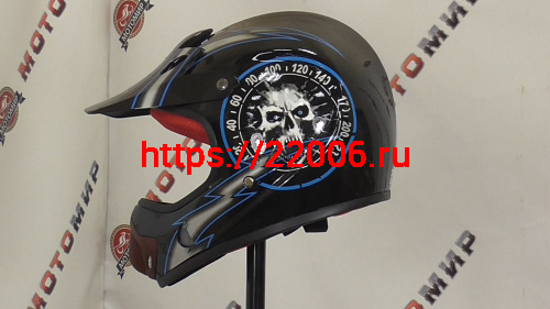 Шлем детский кроссовый FALCON XZС03, размер XL (61-62) фото 4