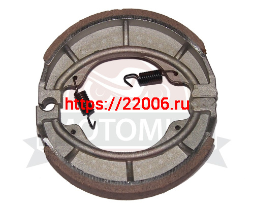 Колодки тормозные барабан. перед./зад. BAJAJ Boxer150  JN131812 (аналог)