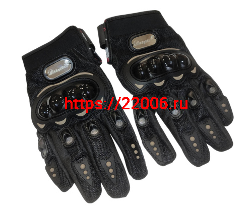 Перчатки PRO-BIKER MCS-01С сенсорные(чёрные), р-р L