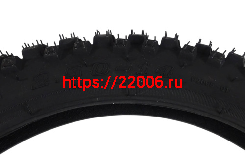 Покрышка 14" 2.50-14 Р2005 без камеры, питбайк, КРОСС, WANDA фото 4