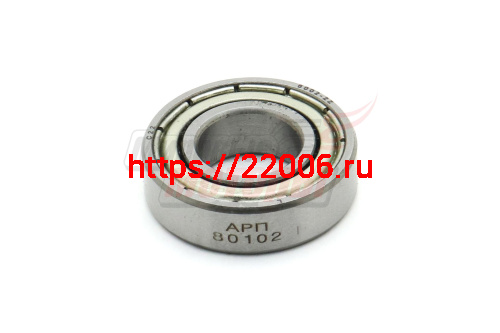 Подшипник 80102 (арт.6002-2Z) закрытый (Россия, завод)