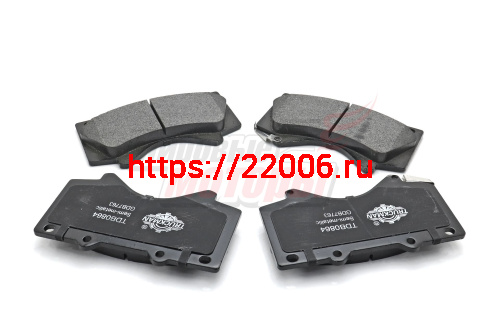 Колодки торм.перед. LAND CRUISER LC 200 4.5D/4.7 07-/LEXUS LX570 08- (TDB0864)