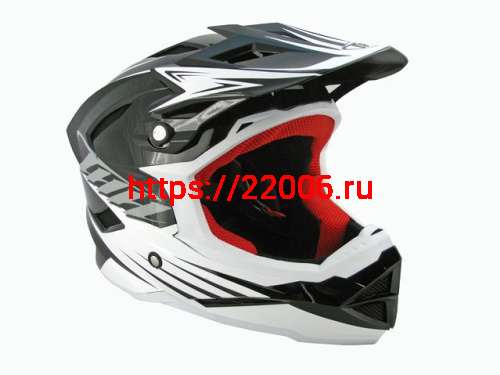 Мотошлем THH T-42 №2 white/black (M)
