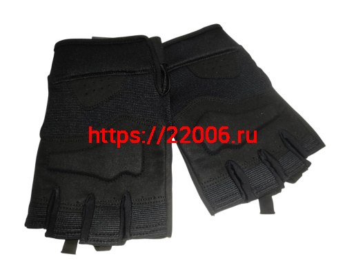 Перчатки PRO-BIKER MCS-66B без пальцев (чёрные), р-р L
