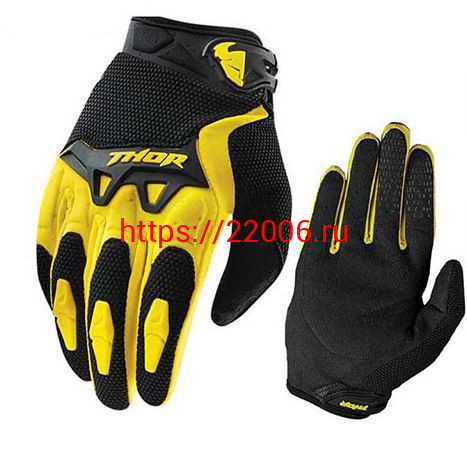 Перчатки THOR T02 (M) черно-желтые Перчатки THOR T02 (M) черно-желтые