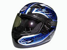 Мотошлем THH TS-39 №8 black/blue (XS)