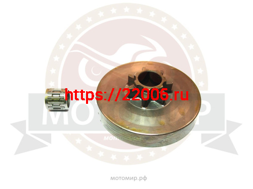 Барабан-звездочка б/п Цыганка 45,520,325, 1,5 цельная (с подшипником)(Forza,Patriot,Forvard,Carvers