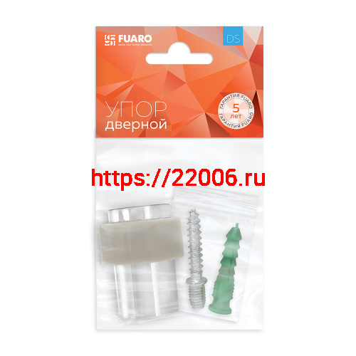 Упор Fuaro (Фуаро) дверной напольный STOPPER/14 (DS-14) CP-8 хром фото 2