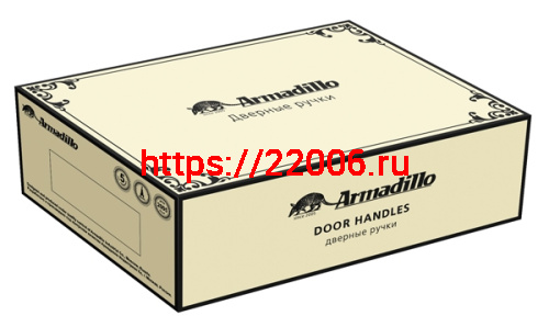 Ручка Armadillo (Армадилло) раздельная Romeo CL3-AS-9 Античное серебро фото 3