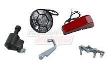 Динамо 6 V (велонабор, фара, динамо пластик 3 Вт, задний стоп)